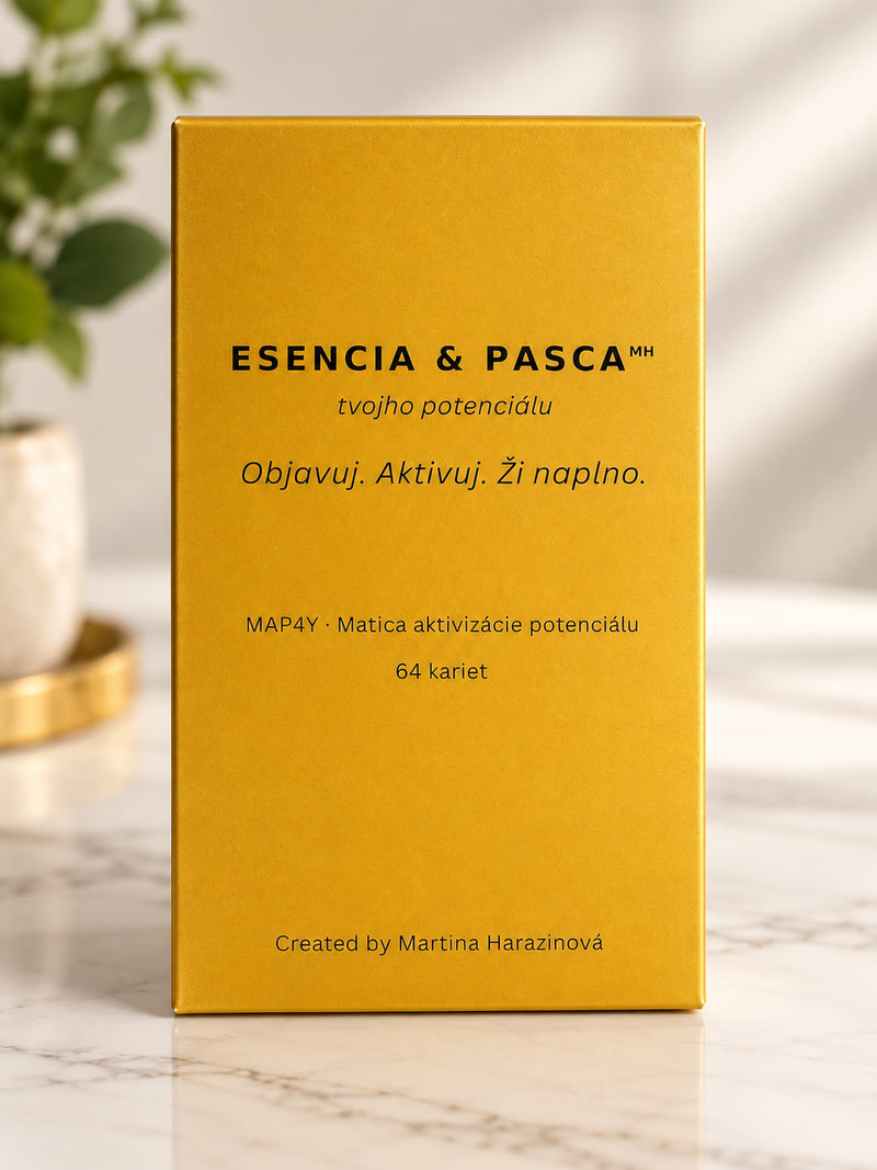 Balenie 64 kariet MAP4Y – Esencia & Pasca tvojho potenciálu, autorka Martina Harazinová